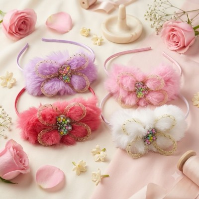 fashion alley hair band for kids pack of 12 pcs