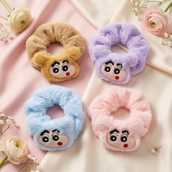 Fashion Alley Scrunchies Rubber bands for women Pack Of 12