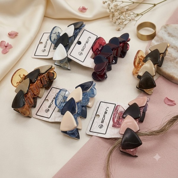Fashion Alley Assorted Styles Hair Claw [Pack Of 12]