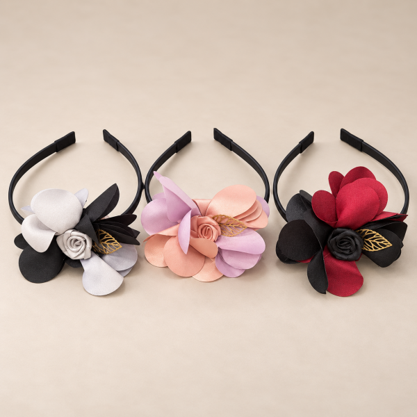 Fashion Alley flower Hair Band for women pack of 12