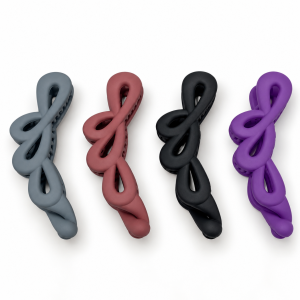 Fashion Alley 9Cm hair banana clip for women pack of 9
