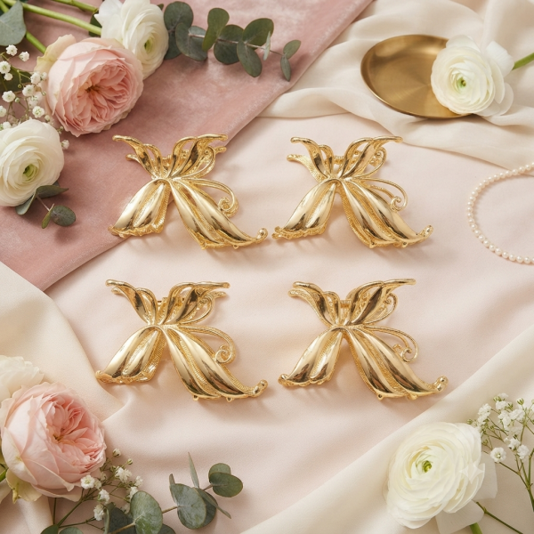 Fashion Alley Butterfly Metal Hair Claw For Women Pack Of 12