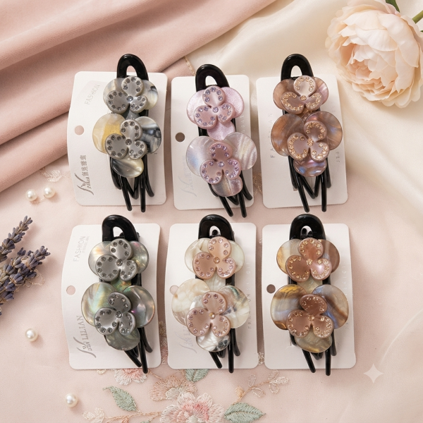 Fashion Alley Korean Back Clip For Women Pack Of 12 Pc