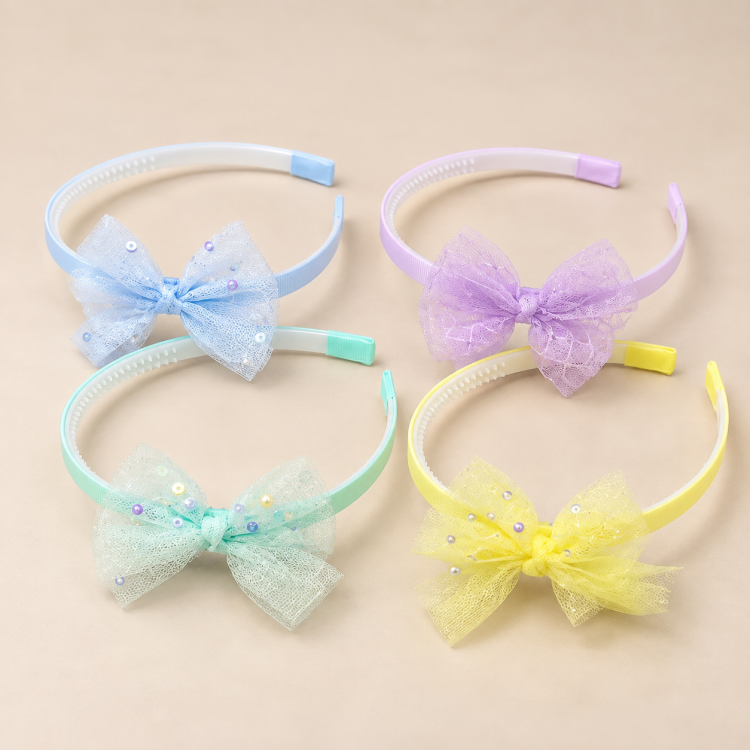 Fashion Alley bow Hair Band for women pack of 12
