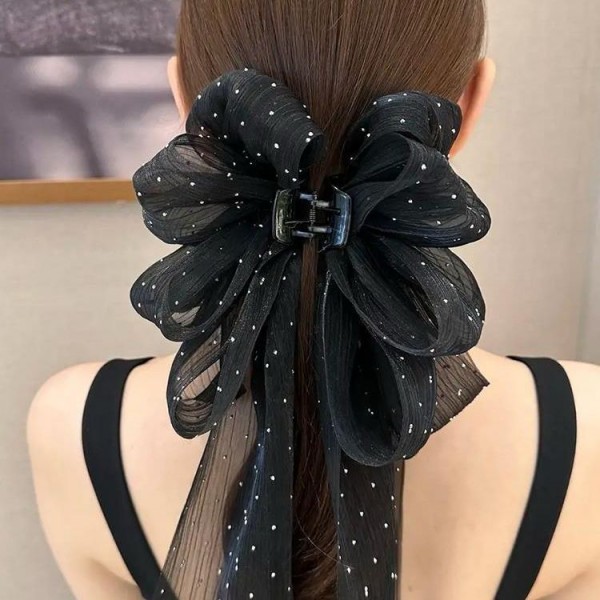 Fashion Alley Hair Claw With Ribbon {Pack Of 12}
