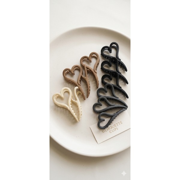 Fashion Alley 12 Cm Matt Hair Claw For Women Pack Of 12