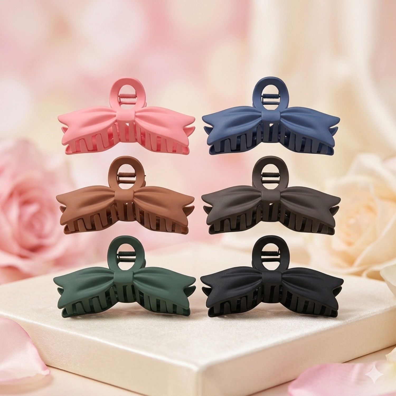 Fashion Alley 13Cm Hair Claw For Women Pack Of 12 Pc