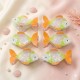Fashion Alley Assorted Color Fish Shape Hair Claw For Women Pack Of 12 Pc
