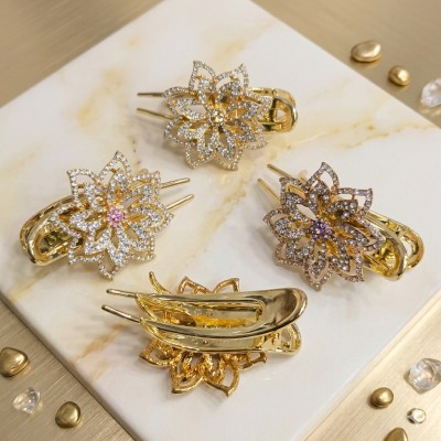 Fashion Alley 7Cm Metal Hair Claw ( Pack of 12 )