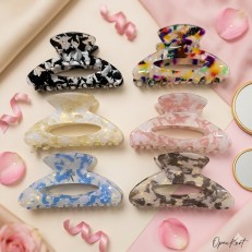 Fashion Alley 9 CM Hair Claw For Women Pack Of 12