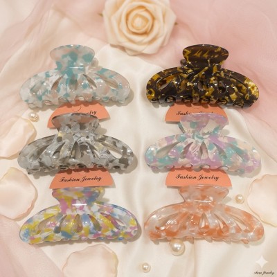 Fashion Alley 9.5 CM Hair Claw For Women Pack Of 12