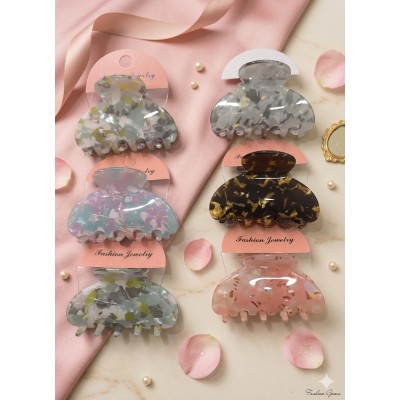Fashion Alley 7 Cm Hair Claw For Women Pack Of 12