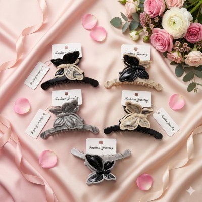 Fashion Alley 10 Cm Matt Hair Claw For Women Pack Of 12 Pc