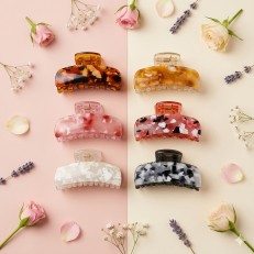 Fashion Alley 5.5 Cm Hair Claw For Women Pack Of 12 Pc 
