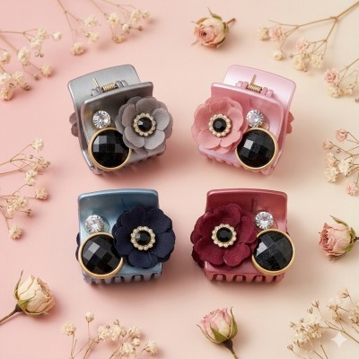 Fashion Alley 3.5Cm Korean Hair Claw ( Pack of 6 pc )