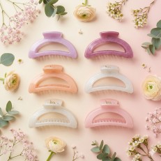 Bofeini 9Cm Hair Claw For Women Pack Of 12