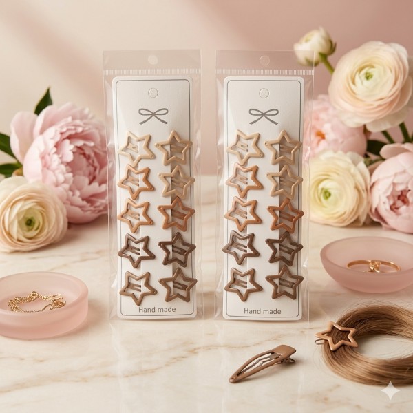 Fashion Alley Hair Pin For Kids Pack Of 12 Card