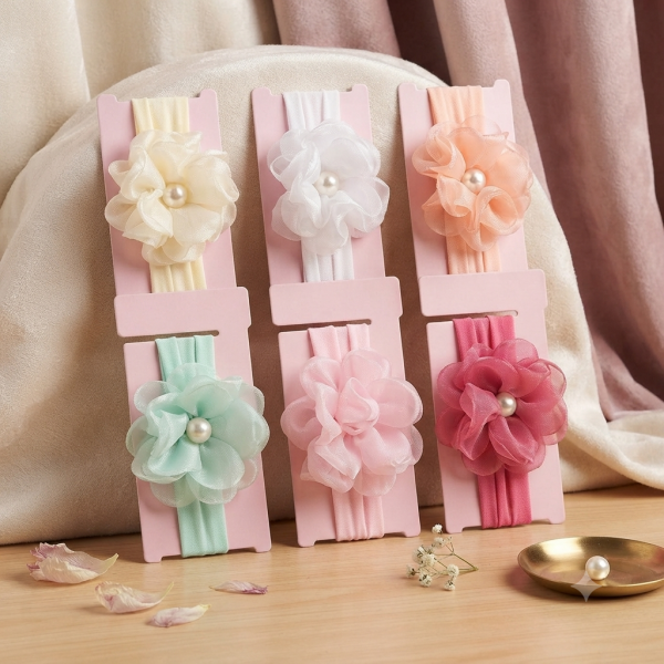 Fashion Alley New Born Baby Hair Band For Kids Pack Of 12 Pc