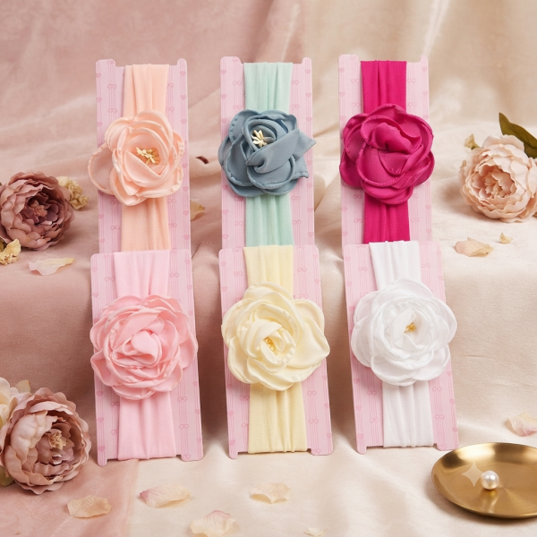 Fashion Alley New Born Baby Hair Band For Kids Pack Of 12 Pc
