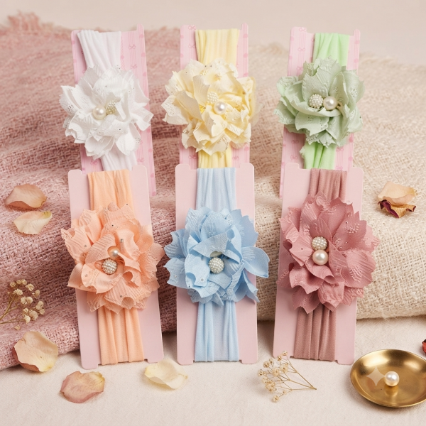 Fashion Alley New Born Baby Hair Band For Kids Pack Of 12 Pc