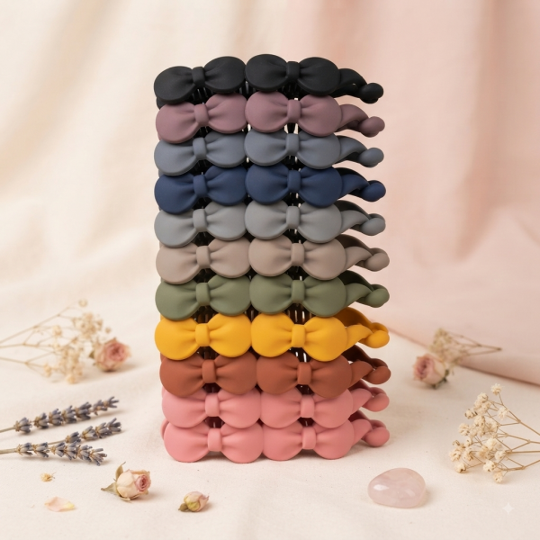 Fashion Alley 10Cm Banana Hair Clip For Women Pack Of 12 Pc