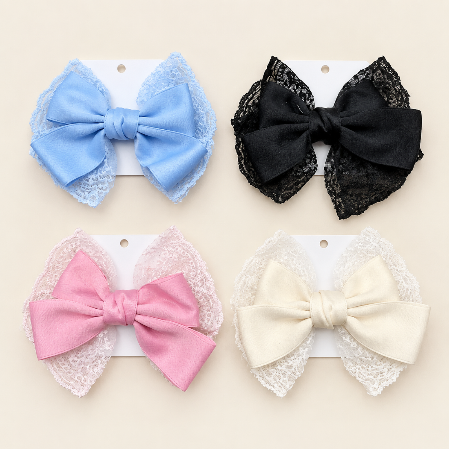 Fashion Alley Bow Design Hair Pin For kids Pack Of 12 Pc