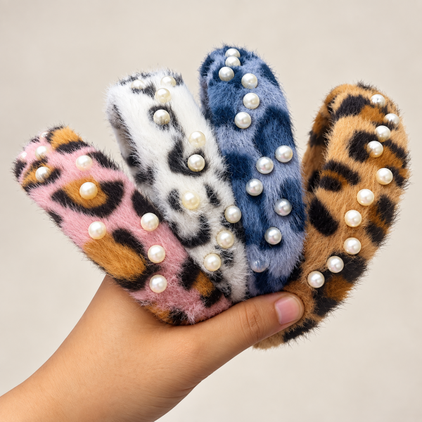 fashion alley fur  hair band for women pack of 12 pcs