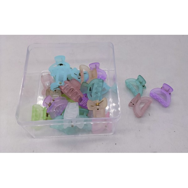 Fashion Alley 2.5 CM Matt Hair Claw For Kids Pack Of 24