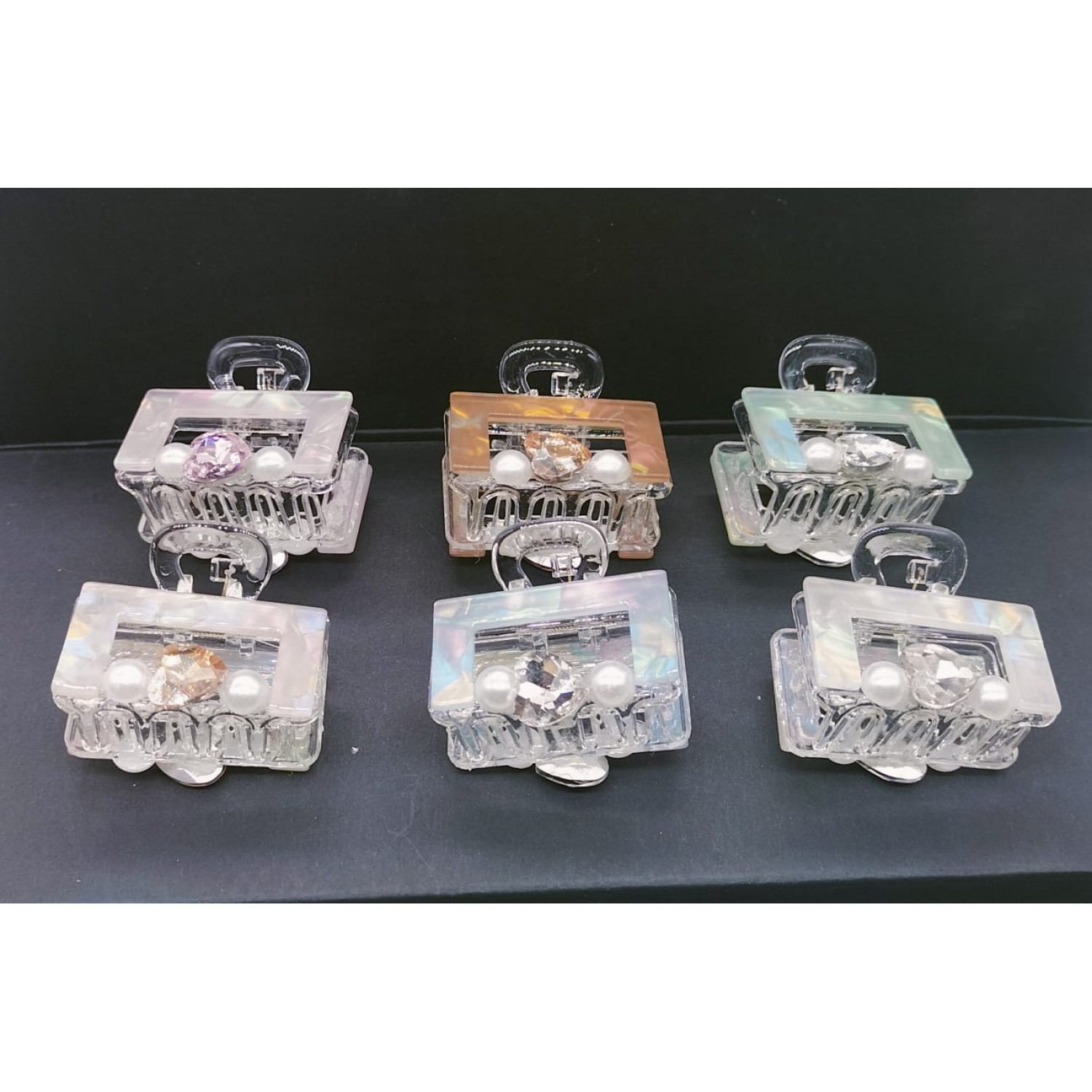 Fashion Alley 4 Cm Hair Claw For Women Pack Of 12 Pc Fashion Alley 4 Cm Hair Claw For Women Pack Of 12 Pc