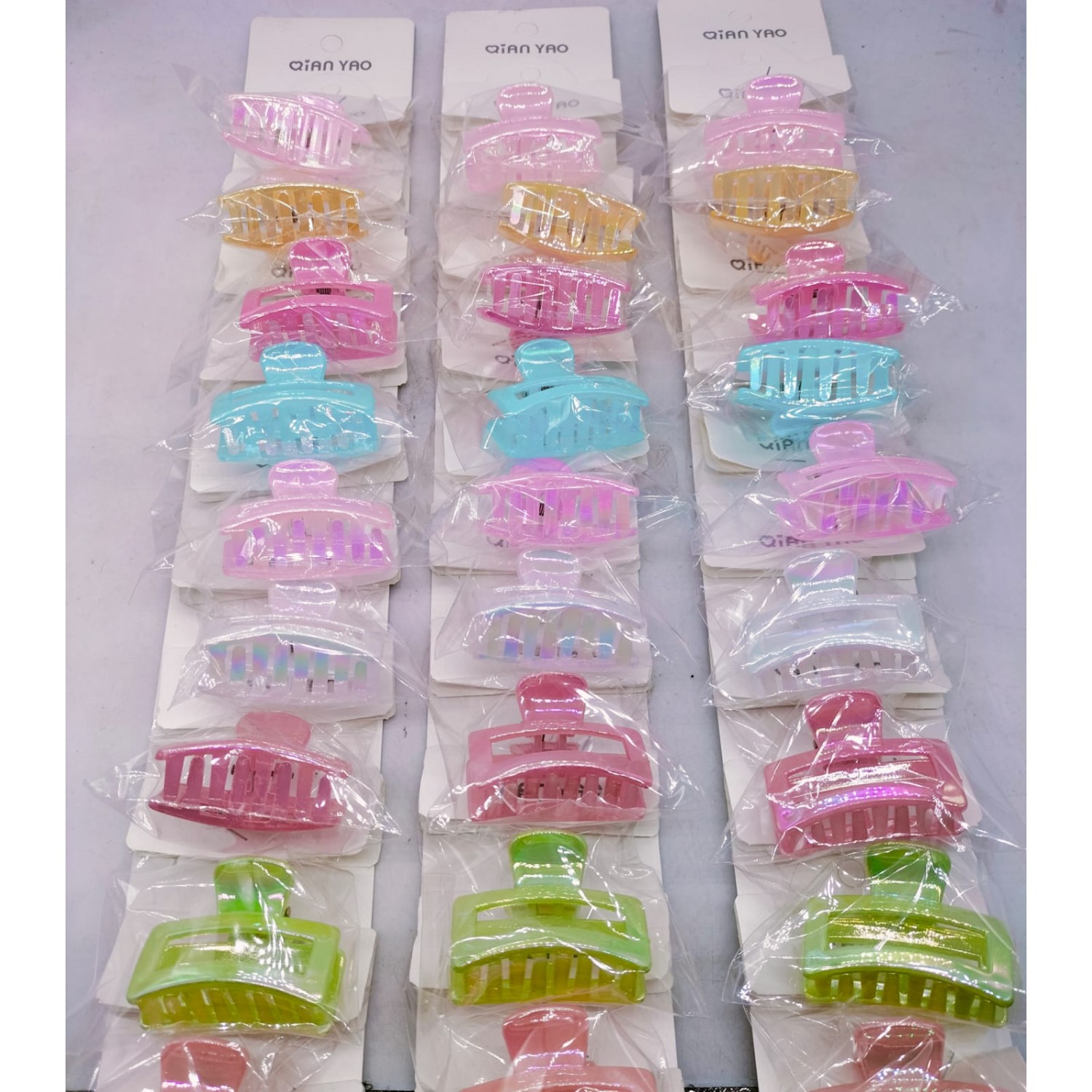 Fashion Alley 4 Cm Hair Claw For Kids Pack Of 10 Pc