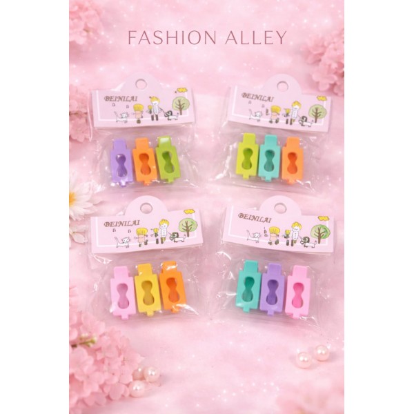 Fashion Alley Mini Matt Clutcher For Kids Pack Of 30 Pc 