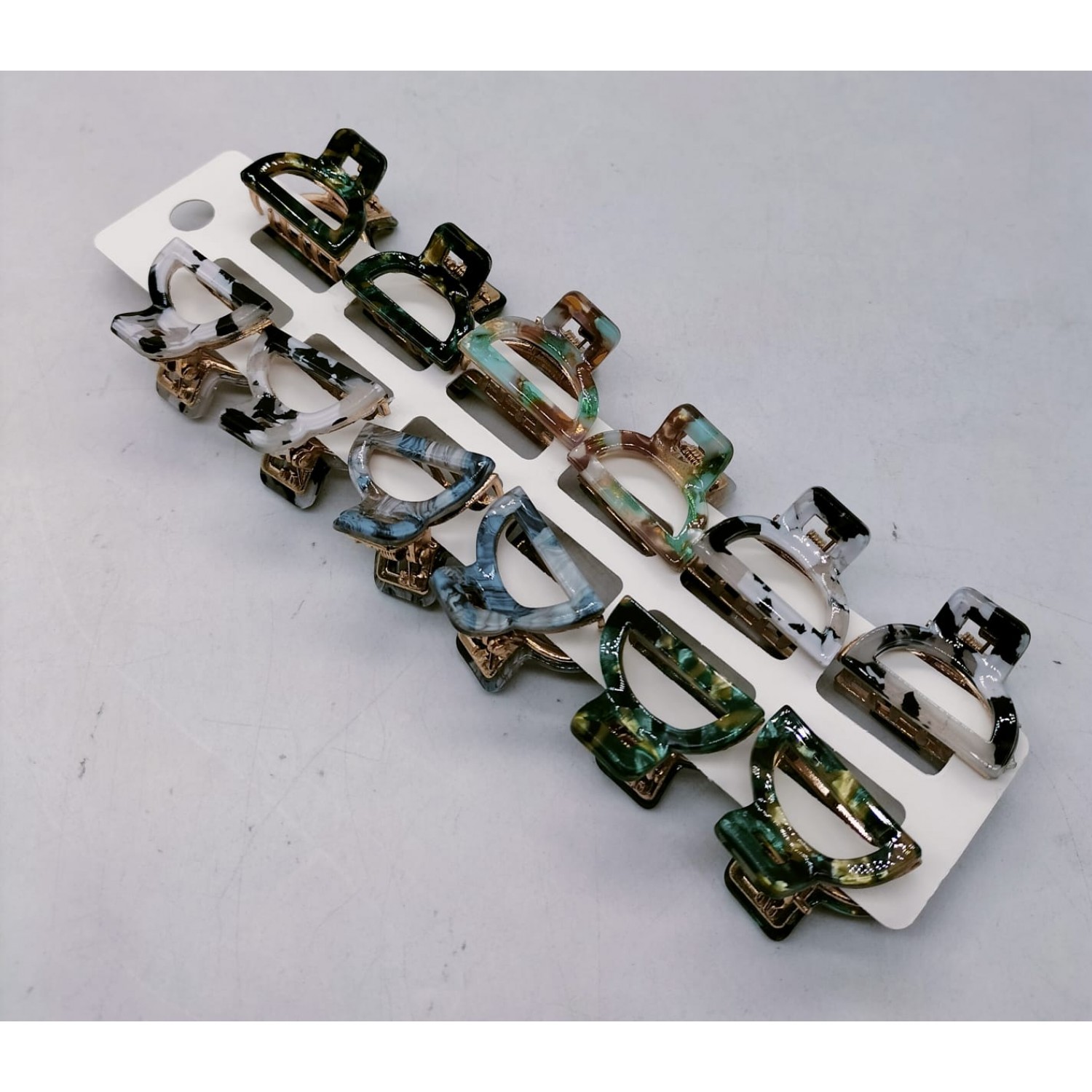 Fashion Alley 3 Cm Metal Mini Kids Hair Claw Pack Of 12 Peace Fashion Alley 3 Cm Metal Mini Kids Hair Claw Pack Of 12 Peace