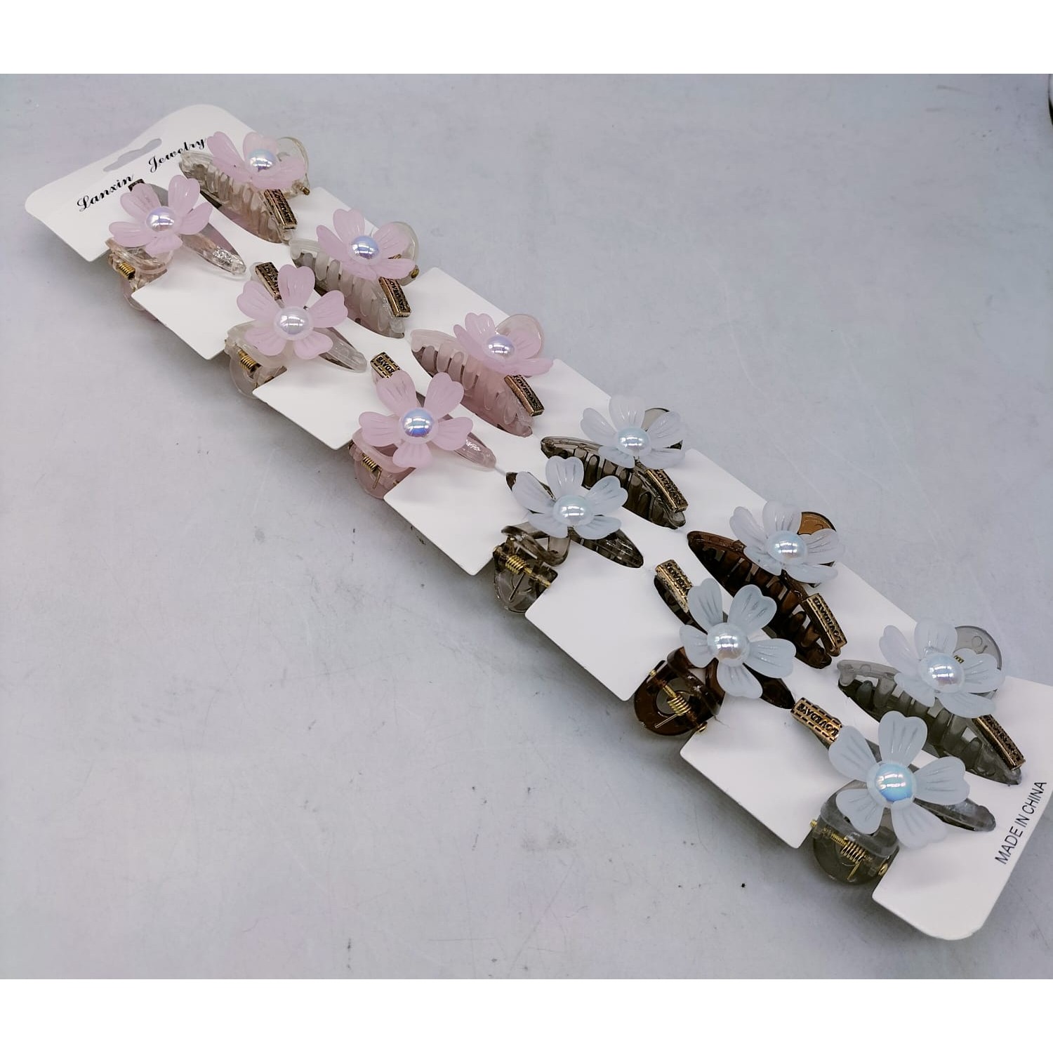 Fashion Alley 4 Cm Hair Claw For Women Pack Of 12 Pc