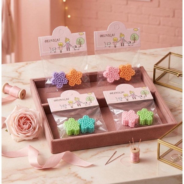 Fashion Alley 2.5 CM Matt Hair Claw For Kids Pack Of 20 Pc