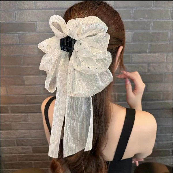 Fashion Alley Hair Claw With Ribbon {Pack Of 12} Fashion Alley Hair Claw With Ribbon {Pack Of 12}