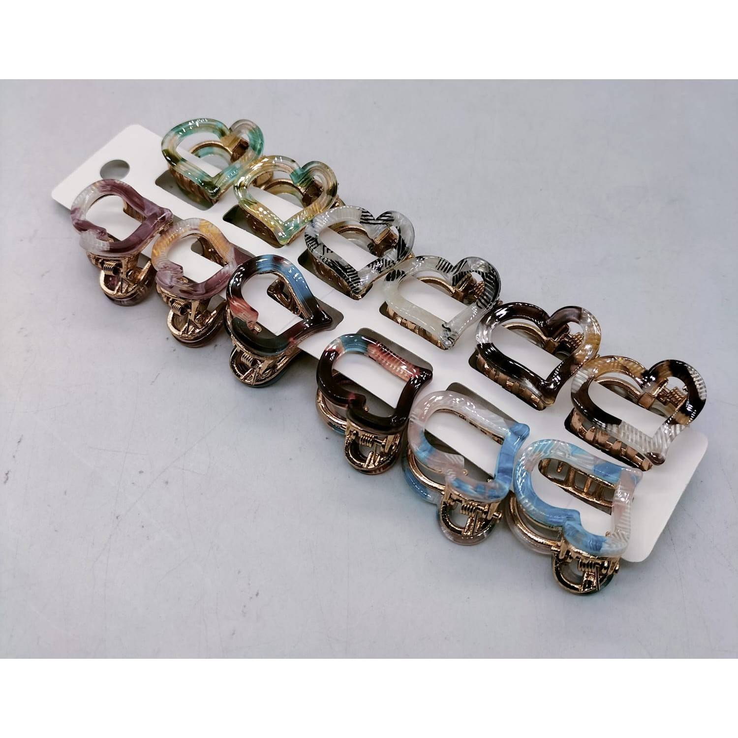 Fashion Alley 3 Cm Metal Mini Kids Hair Claw Pack Of 12 Peace Fashion Alley 3 Cm Metal Mini Kids Hair Claw Pack Of 12 Peace