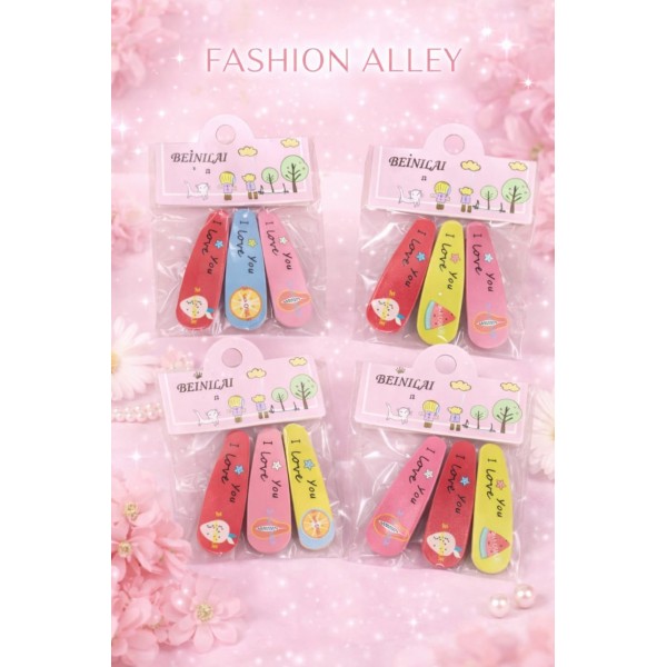Fashion Alley Tic Tac Hair Pin For Kids Pack Of 30 Pc