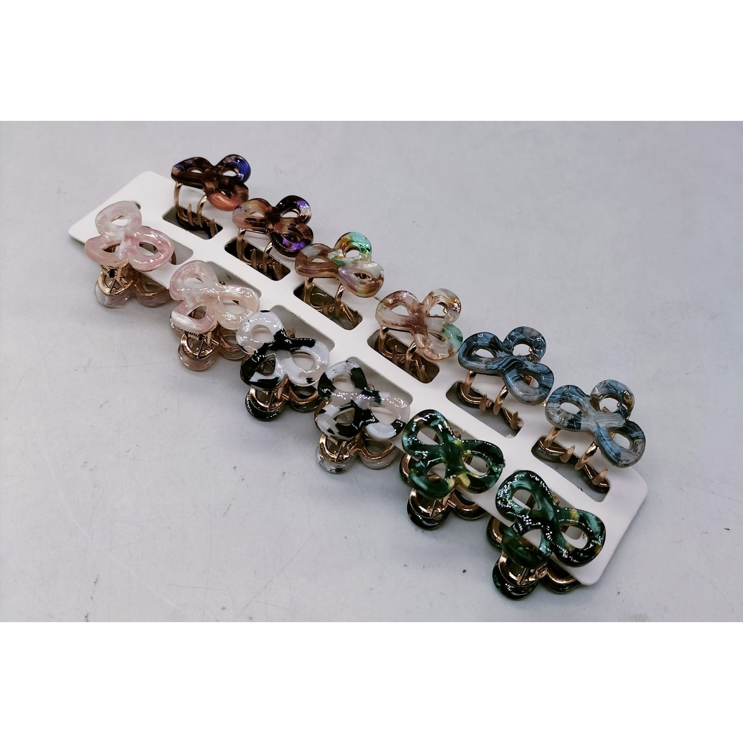 Fashion Alley 3 Cm Metal Mini Kids Hair Claw Pack Of 12 Peace Fashion Alley 3 Cm Metal Mini Kids Hair Claw Pack Of 12 Peace