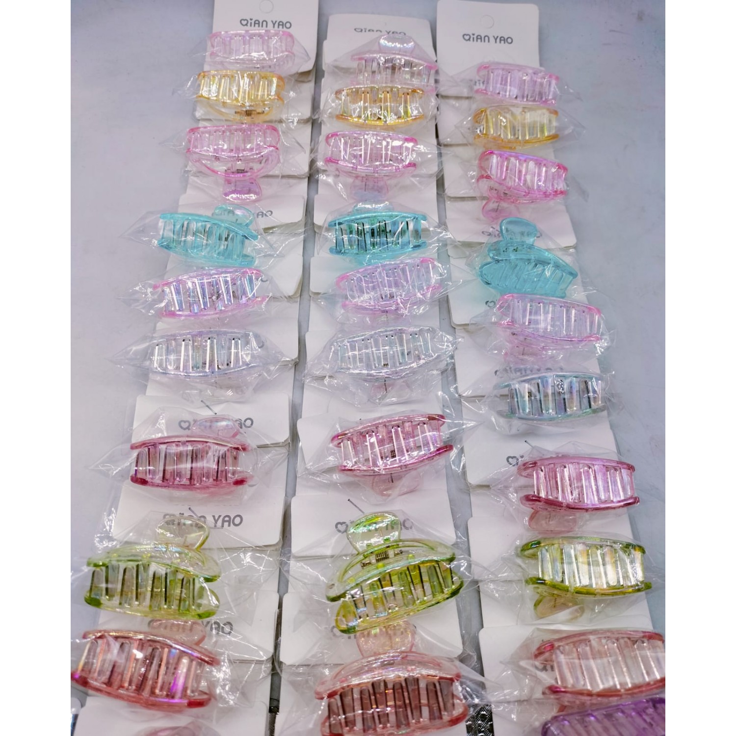 Fashion Alley 4 Cm Hair Claw For Kids Pack Of 10 Pc