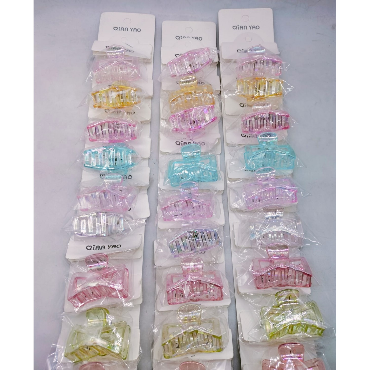 Fashion Alley 4 Cm Hair Claw For Kids Pack Of 10 Pc