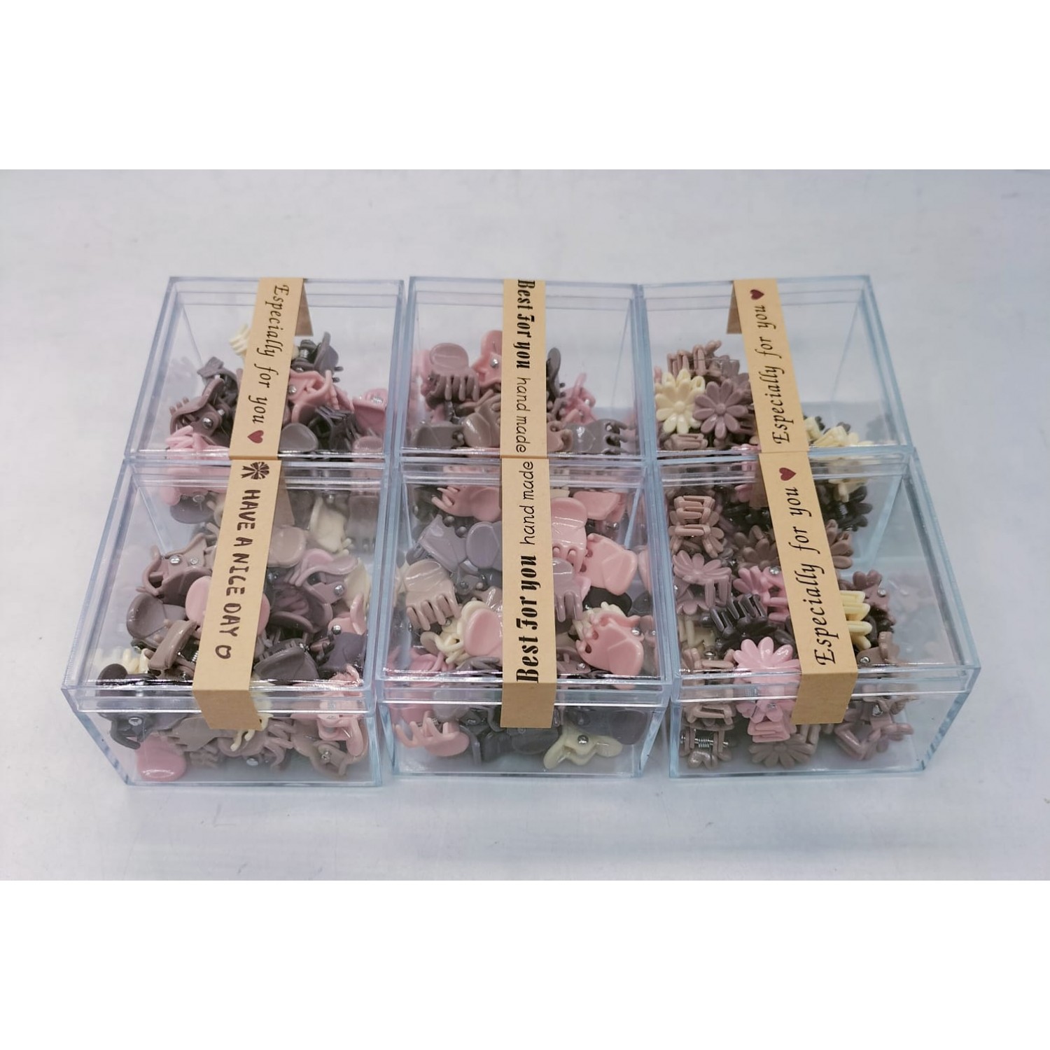 Fashion Alley Mini Hair Claw For Kids Pack Of 12 Box