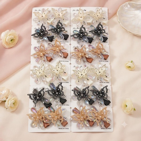 Fashion Alley butterfly Design Hair Pin For women Pack Of 24 Pc