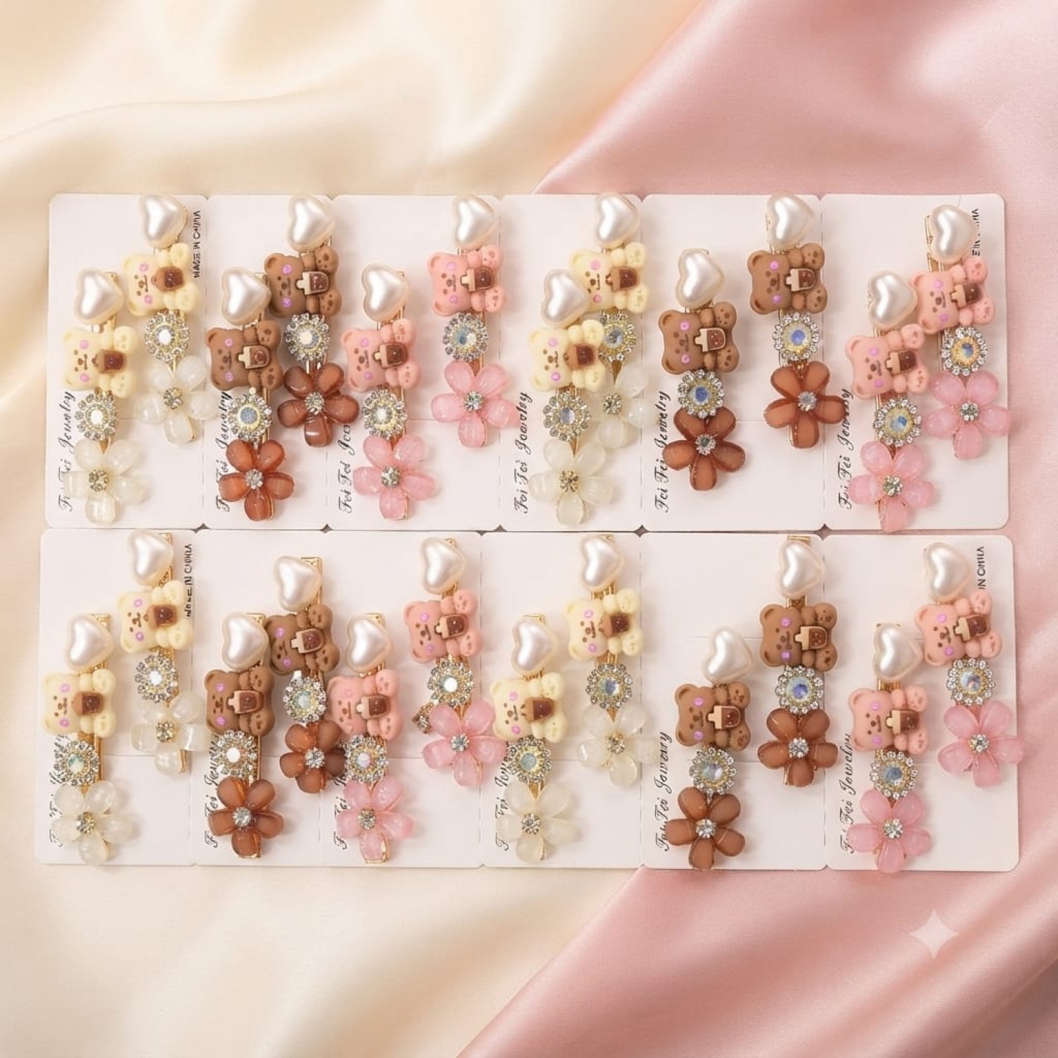 Fashion Alley flower Design Hair Pin For women Pack Of 24 Pc Fashion Alley flower Design Hair Pin For women Pack Of 24 Pc
