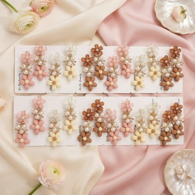 Fashion Alley flower Design Hair Pin For women Pack Of 24 Pc