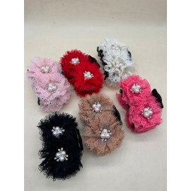 Fashion Alley Korean 4 Flower Hair Claw ( pack of 12 ) 