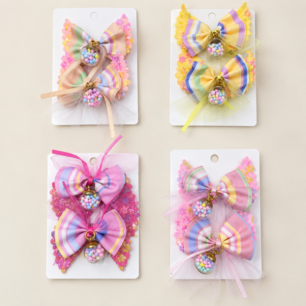 Fashion Alley Bow Design Hair Pin For kids Pack Of 24 Pc