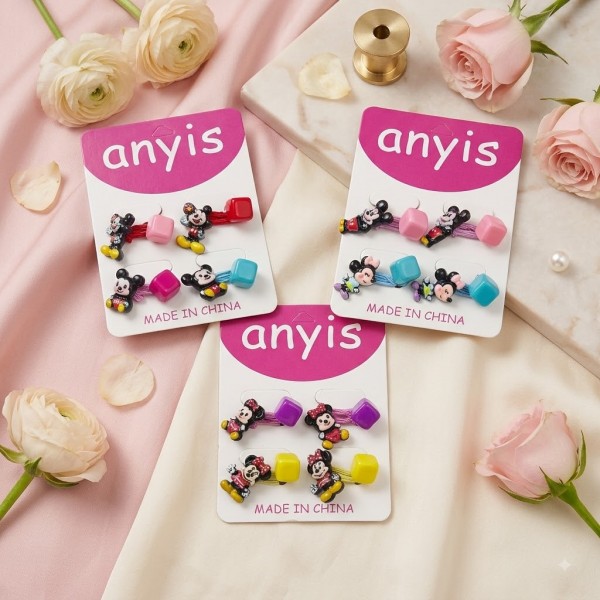 Fashion Alley Hair Rubber Bands for Women Pack Of 12 Pc