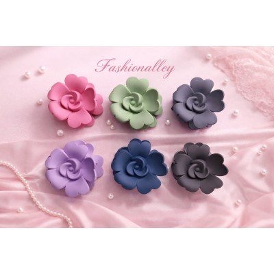 Fashion Alley 7 CM Matt Hair Claw For Women Pack Of 12 Pc