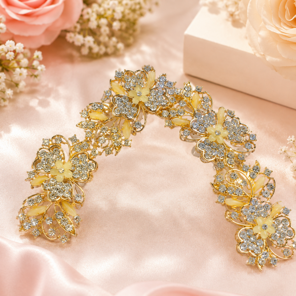 Fashion Alley Hair Tiara Set For Women Pack Of 12 Pc