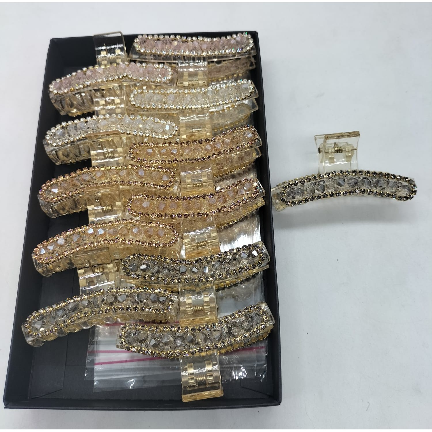 Fashion Alley 6 CM Hair Claw For Women [Pack Of 12]